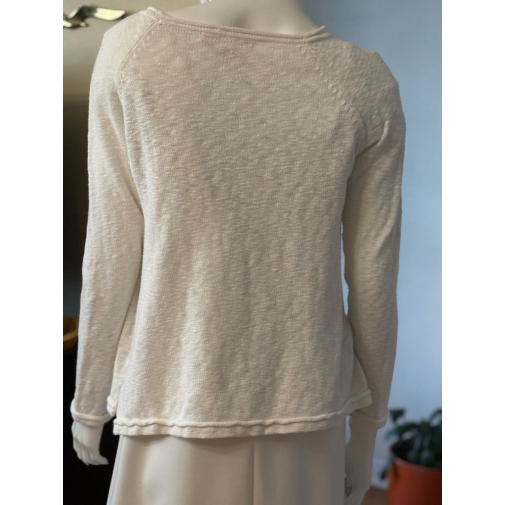 Lilly Pulitzer Cream 'Coffee Beach Repeat' Crew Neck Sweater M - Picture 3 of 6